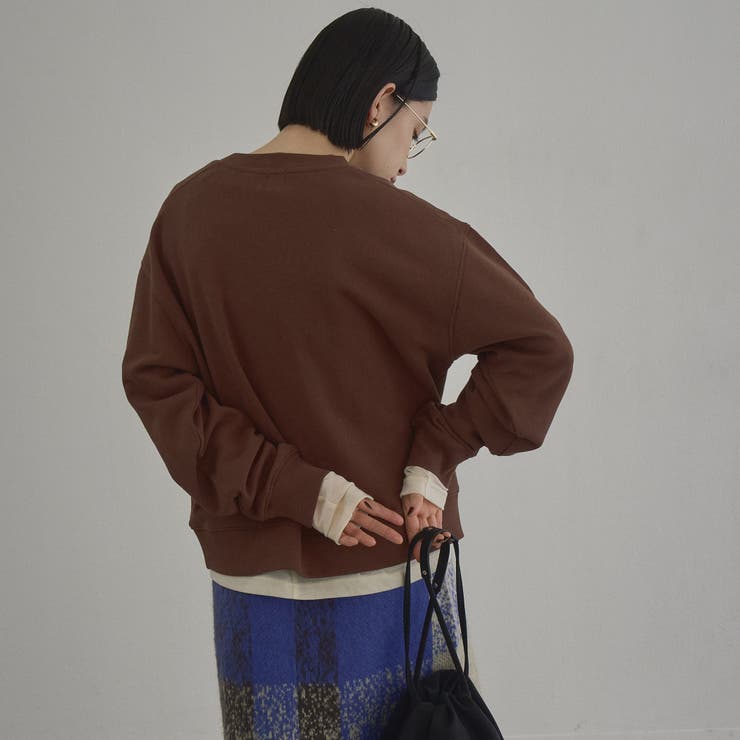 【選べる着丈】coen（コーエン）ロゴ刺繍 C/N裏毛スウェット | coen【women】 | 詳細画像19 