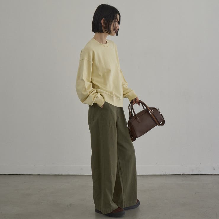【選べる着丈】coen（コーエン）ロゴ刺繍 C/N裏毛スウェット | coen【women】 | 詳細画像22 