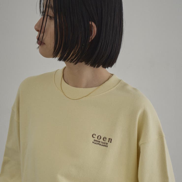【選べる着丈】coen（コーエン）ロゴ刺繍 C/N裏毛スウェット | coen【women】 | 詳細画像27 