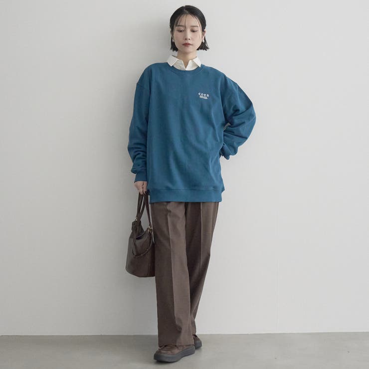 【選べる着丈】coen（コーエン）ロゴ刺繍 C/N裏毛スウェット | coen【women】 | 詳細画像33 