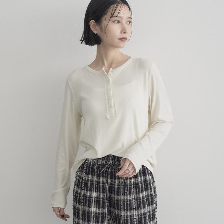 OFF WHITE | 【Feel Soft フィールソフト】ウールブレンド | coen【women】