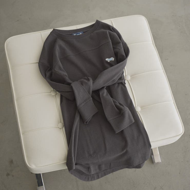 DK.GRAY | 【Penneys（ぺニーズ）別注】フットボール無地ロンT | coen【women】