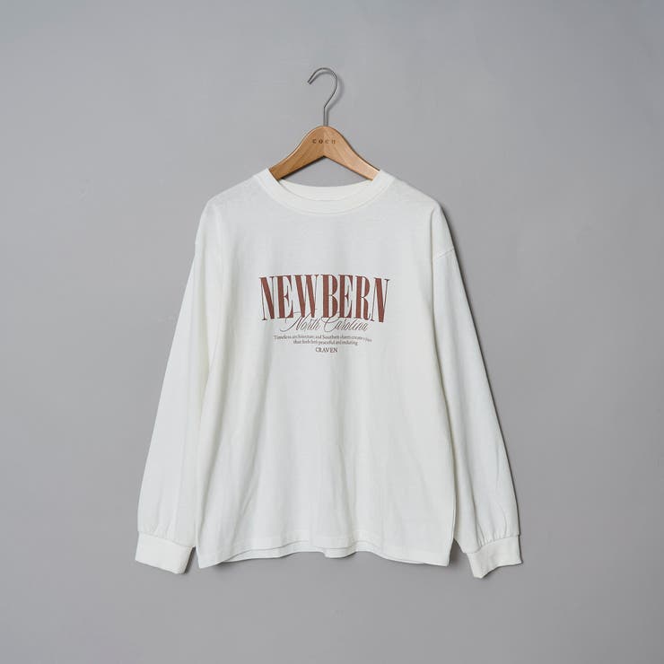 OFF WHITE | アソートロゴプリント ベーシックロンT | coen【women】