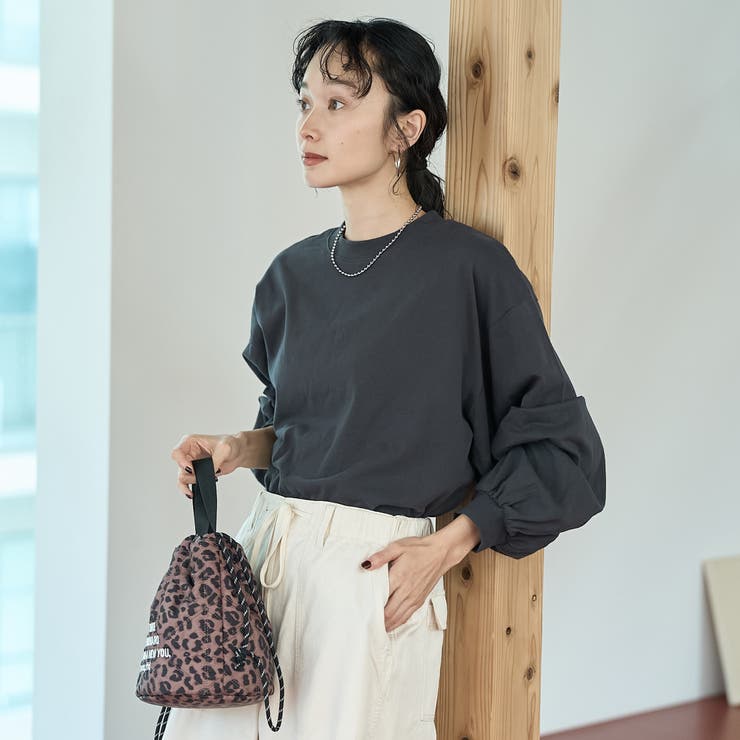 USAコットン ボリュームスリーブロンT | coen【women】 | 詳細画像5 