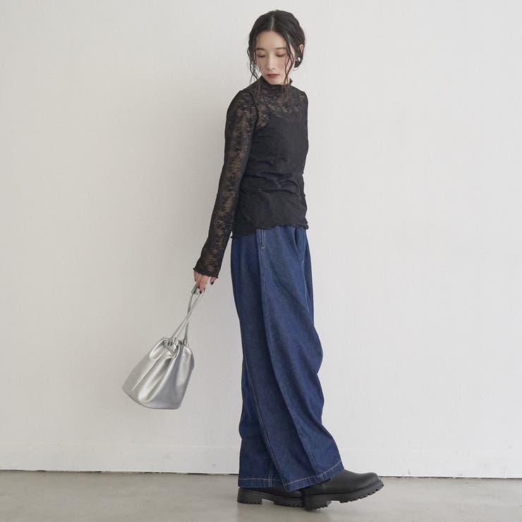 【新型登場】カットレースタートルネック 長袖トップス | coen【women】 | 詳細画像10 