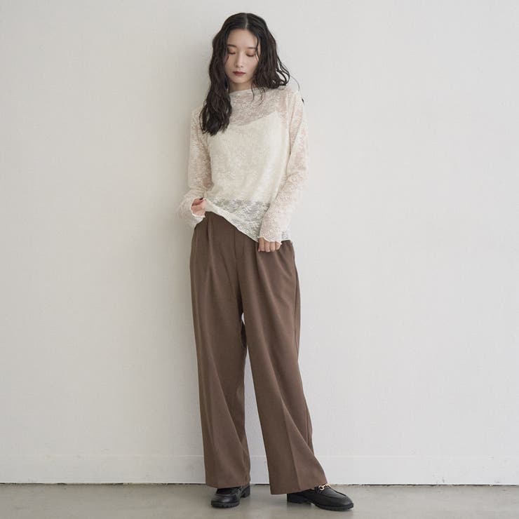 【新型登場】カットレースタートルネック 長袖トップス | coen【women】 | 詳細画像2 