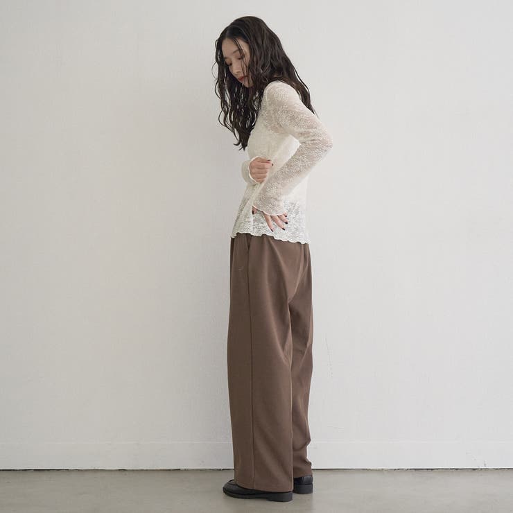 【新型登場】カットレースタートルネック 長袖トップス | coen【women】 | 詳細画像4 