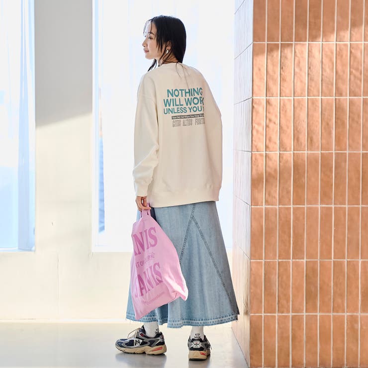 ヘビー裏毛ロゴプリントスウェット | coen【women】 | 詳細画像7 