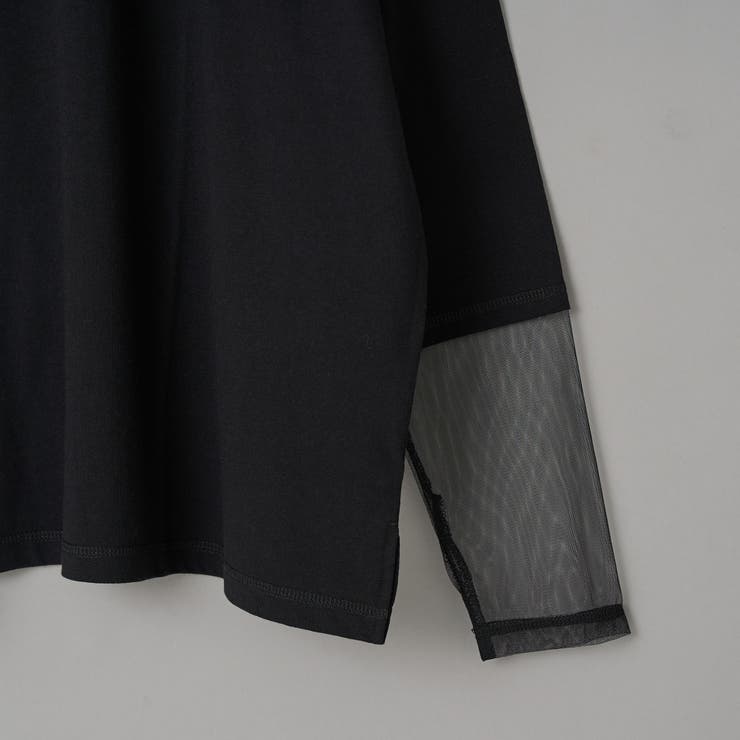 【再入荷・新色登場】袖チュール切替ロングスリーブTシャツ | coen【women】 | 詳細画像47 