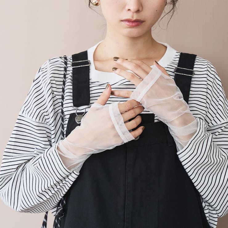 その他1 | 【再入荷・新色登場】袖チュール切替ロングスリーブTシャツ | coen【women】