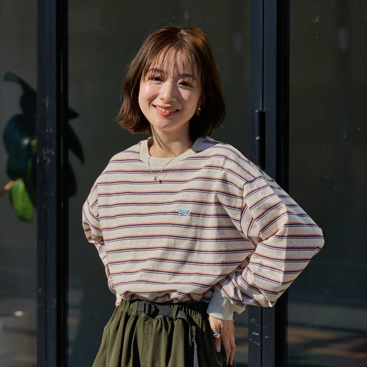Penneys（ぺニーズ）別注アソートボーダーロングスリーブTシャツ | coen【women】 | 詳細画像11 