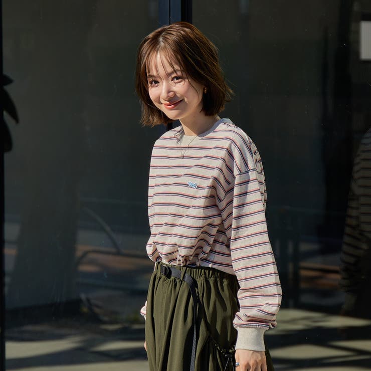 Penneys（ぺニーズ）別注アソートボーダーロングスリーブTシャツ | coen【women】 | 詳細画像12 