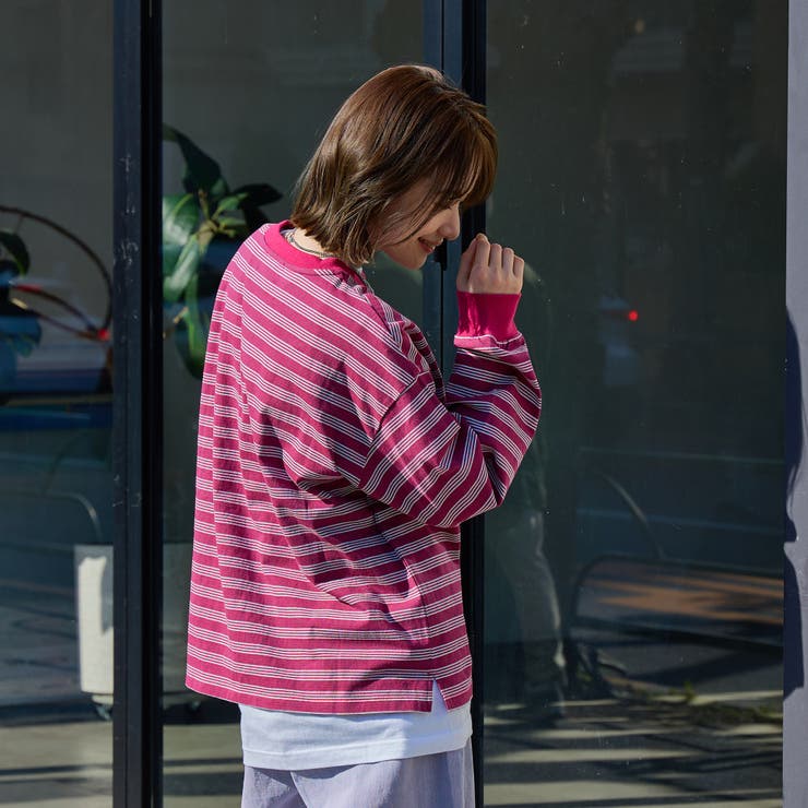 Penneys（ぺニーズ）別注アソートボーダーロングスリーブTシャツ | coen【women】 | 詳細画像21 