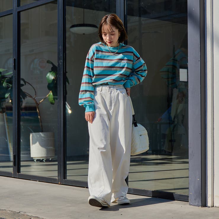 Penneys（ぺニーズ）別注アソートボーダーロングスリーブTシャツ | coen【women】 | 詳細画像27 