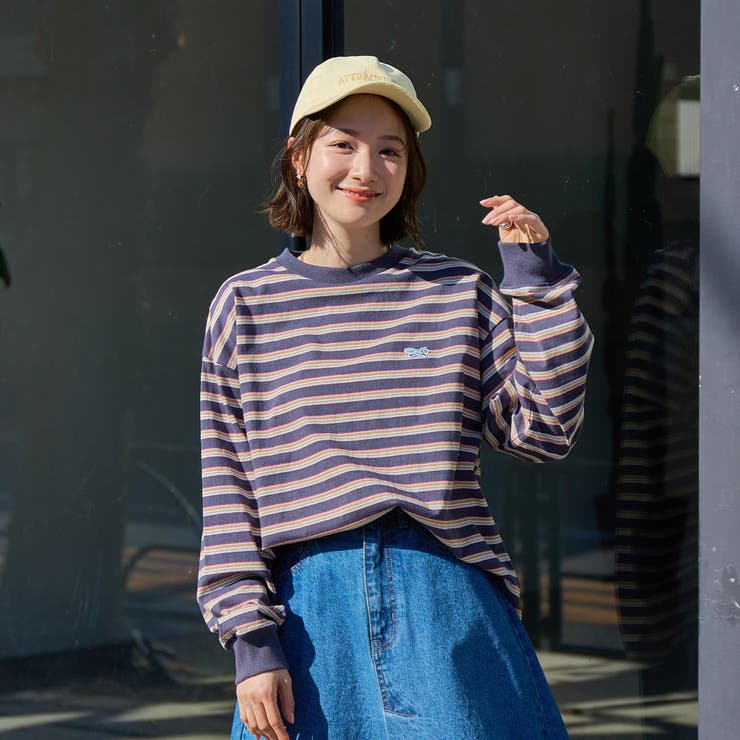 Penneys（ぺニーズ）別注アソートボーダーロングスリーブTシャツ | coen【women】 | 詳細画像29 