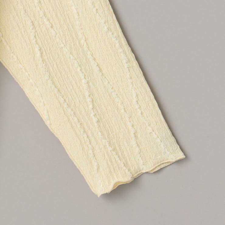 【再入荷・新色登場】ウェーブデザイン カットジャガード クルーネックTシャツ | coen【women】 | 詳細画像37 