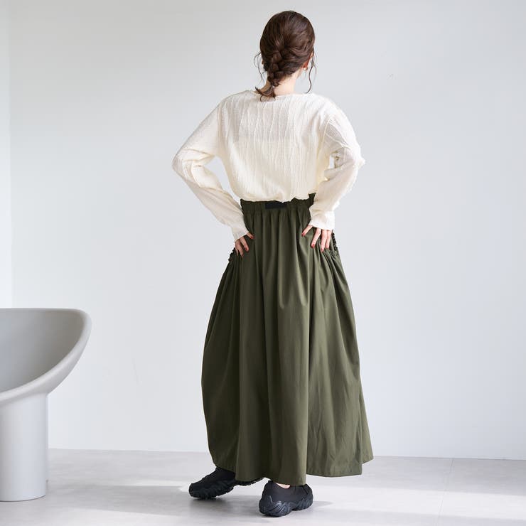 【再入荷・新色登場】ウェーブデザイン カットジャガード クルーネックTシャツ | coen【women】 | 詳細画像8 