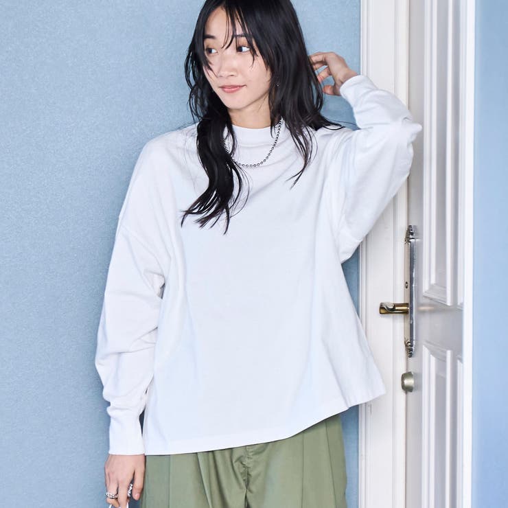 WHITE | 【WEB限定】リピロンT / アソートロングスリーブTシャツ | coen【women】