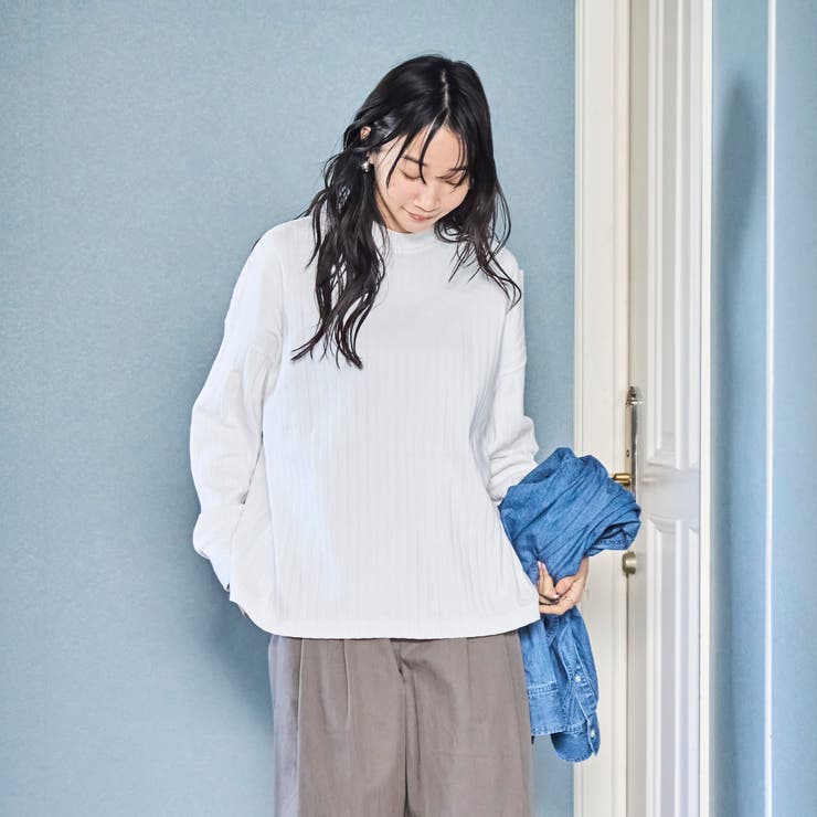 リピロンT / ワイドリブロングスリーブTシャツ | coen【women】 | 詳細画像3 