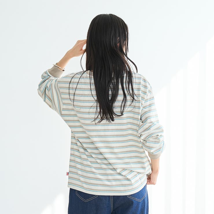 ヴィンテージボーダー ロングスリーブTシャツ[品番：COEW0006855