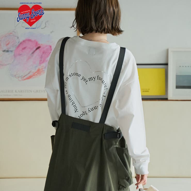 OFF WHITE | SunnySports別注モチーフプリントロングスリーブTシャツ | coen【women】