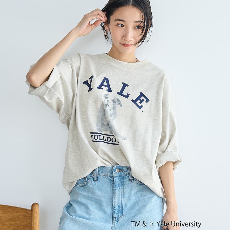 YALE別注 アソートプリント 半端袖 ビッグTシャツ  | coen【women】 | 詳細画像1 