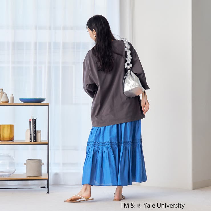 YALE別注 アソートプリント 半端袖 ビッグTシャツ  | coen【women】 | 詳細画像10 