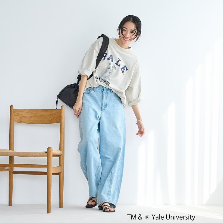 YALE別注 アソートプリント 半端袖 ビッグTシャツ  | coen【women】 | 詳細画像15 