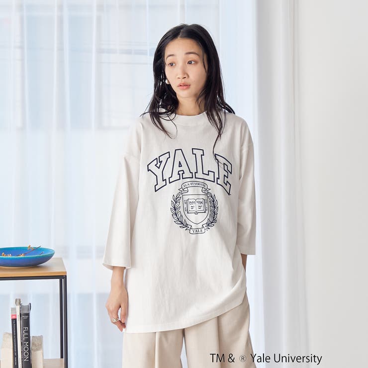YALE別注 アソートプリント 半端袖 ビッグTシャツ  | coen【women】 | 詳細画像2 