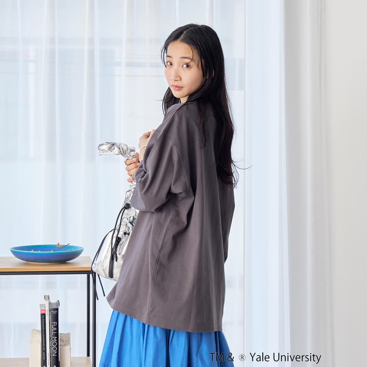 YALE別注 アソートプリント 半端袖 ビッグTシャツ  | coen【women】 | 詳細画像6 