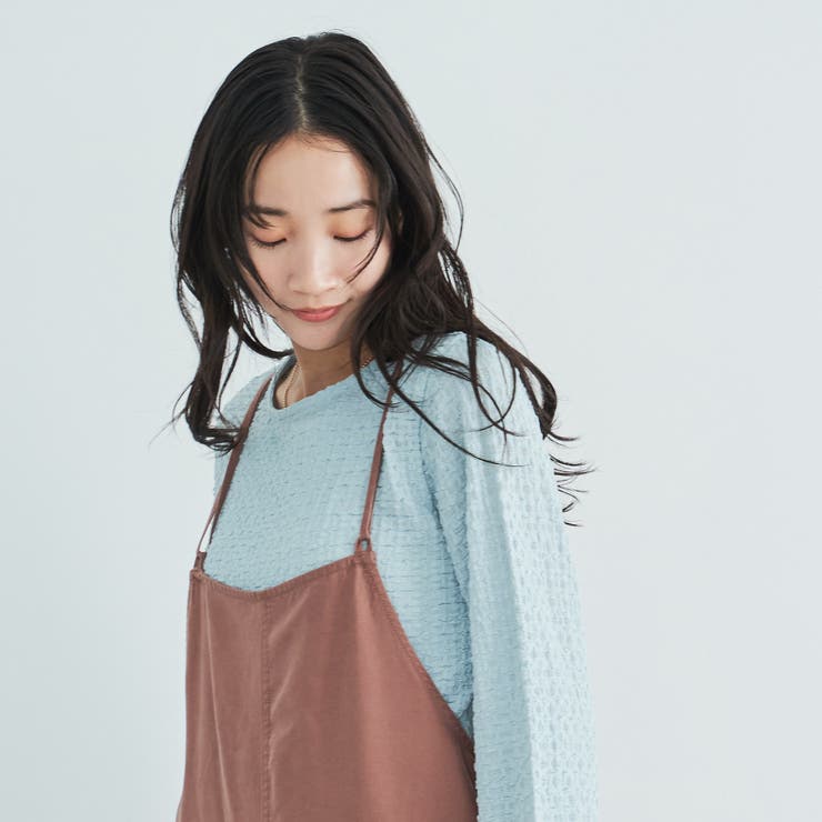 ポコポコロングスリーブメローＴシャツ | coen【women】 | 詳細画像10 