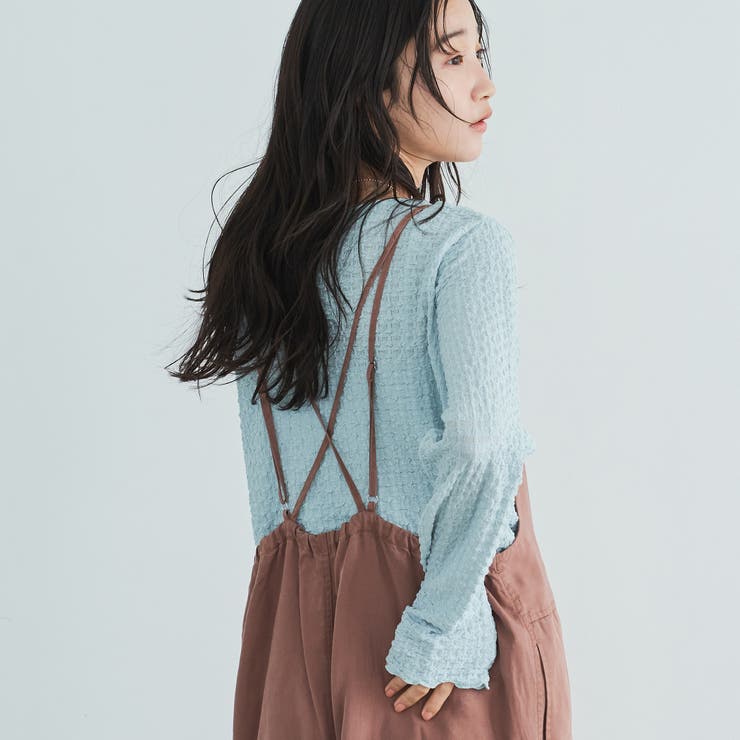 ポコポコロングスリーブメローＴシャツ | coen【women】 | 詳細画像11 