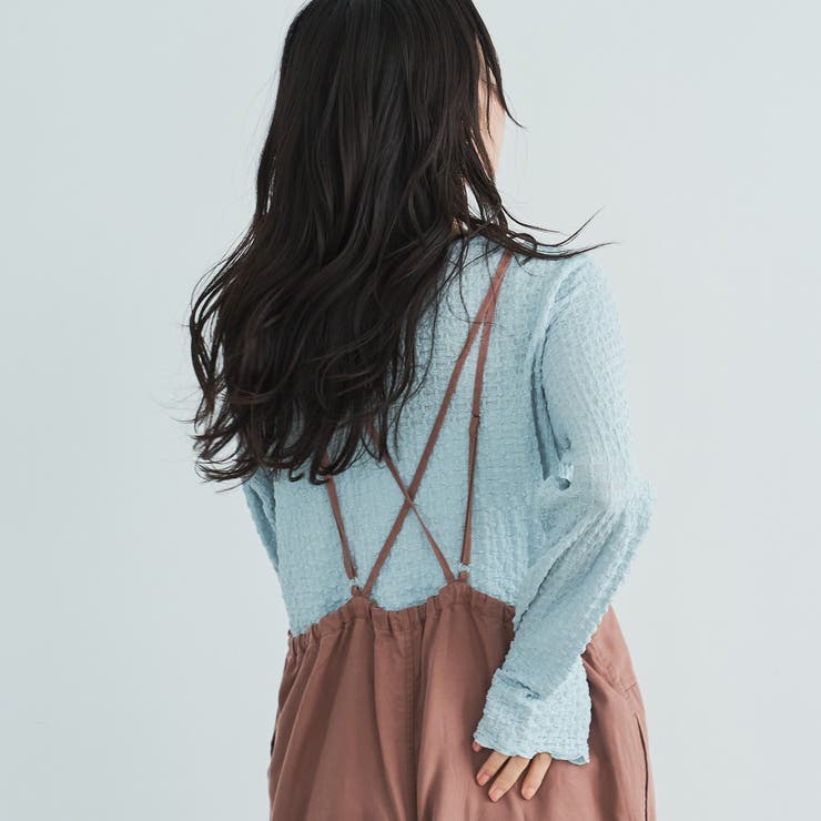 ポコポコロングスリーブメローＴシャツ | coen【women】 | 詳細画像12 