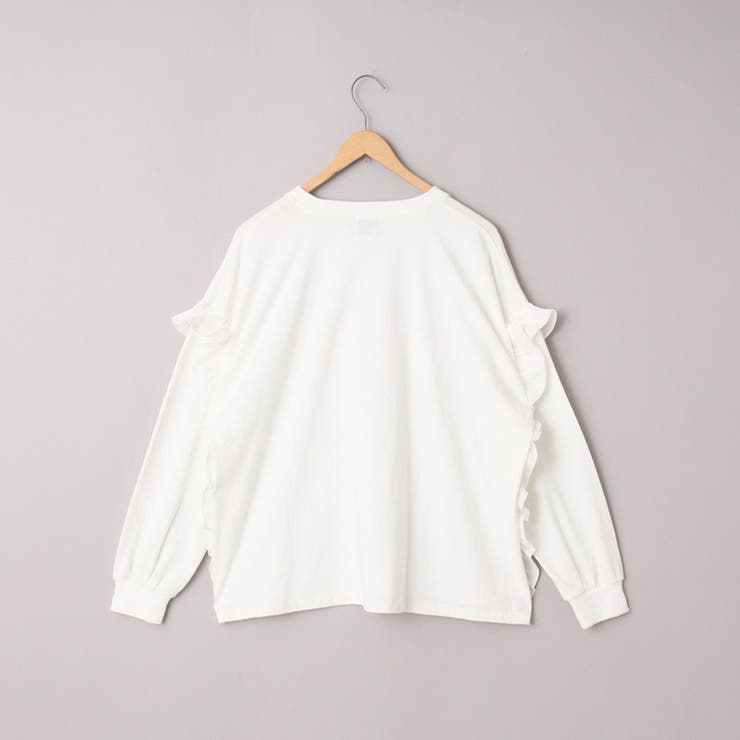 フハク ドッキング フリル袖 ロングスリーブTシャツ | coen【women】 | 詳細画像24 
