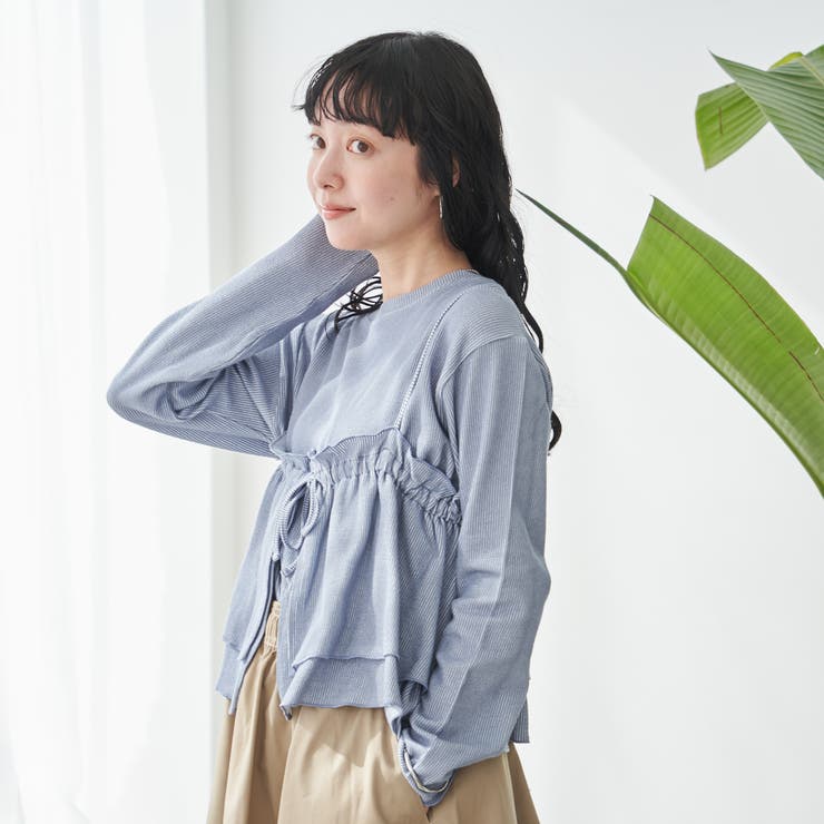 配色リブキャミソールセット[品番：COEW0006899]｜coen【women