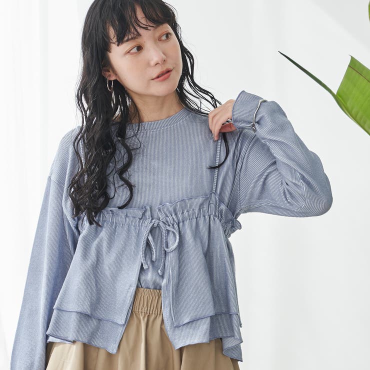 配色リブキャミソールセット[品番：COEW0006899]｜coen【women