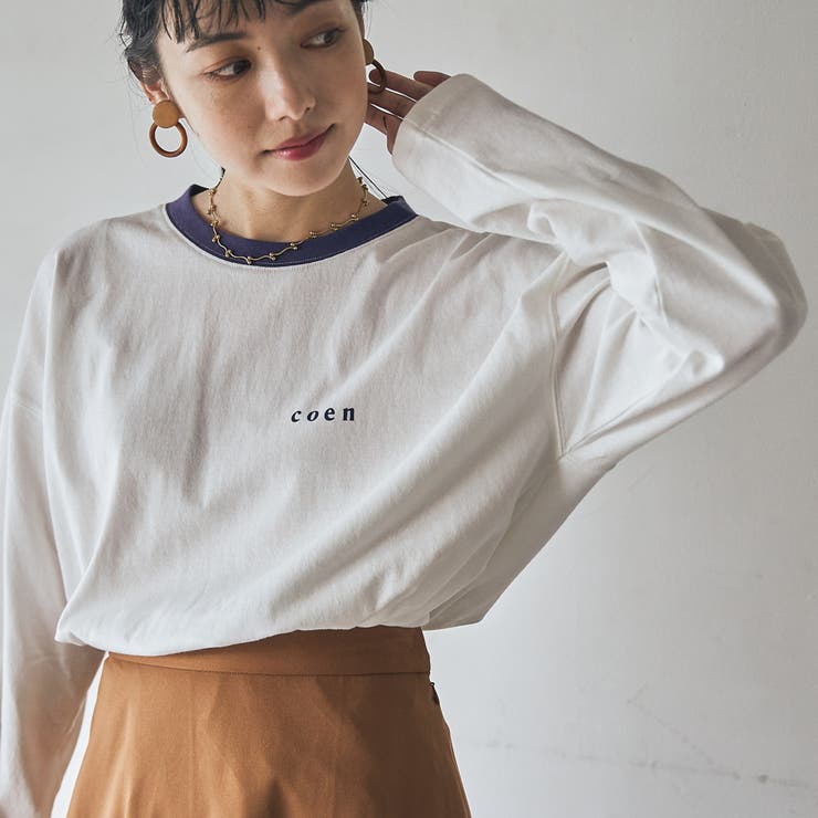 Coen コーエン ミニロゴリンガーtシャツ 品番 Coew Coen Women コーエン のレディースファッション通販 Shoplist ショップリスト