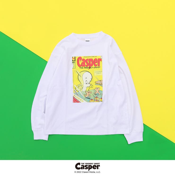 ユニセックス】Casper (キャスパー)別注プリントロングスリーブTシャツ