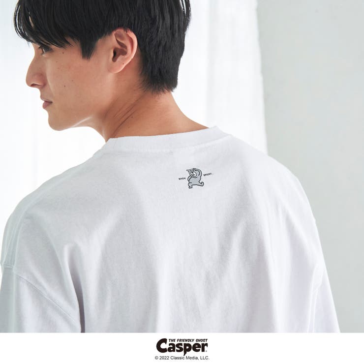 ユニセックス】Casper (キャスパー)別注プリントロングスリーブTシャツ
