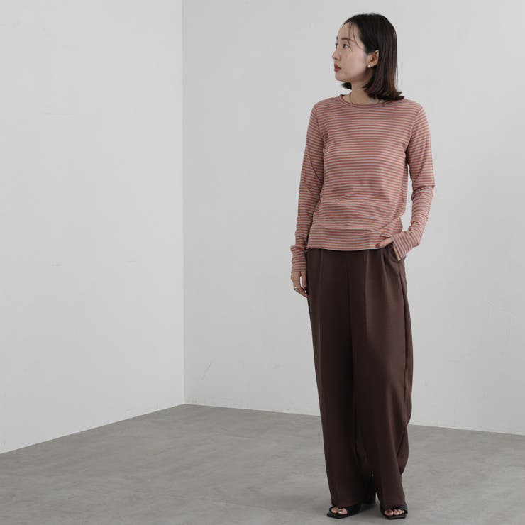 シアーボーダーロングスリーブTシャツ[品番：COEW0004641]｜coen