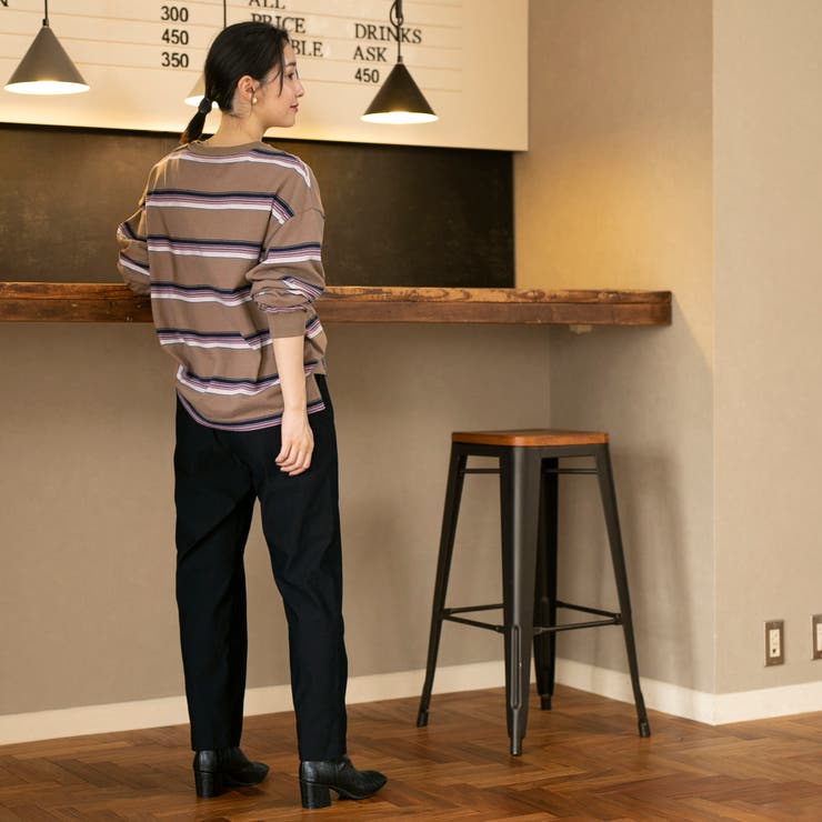 ヴィンテージライクボーダーロングスリーブTシャツ | coen【women】 | 詳細画像39 