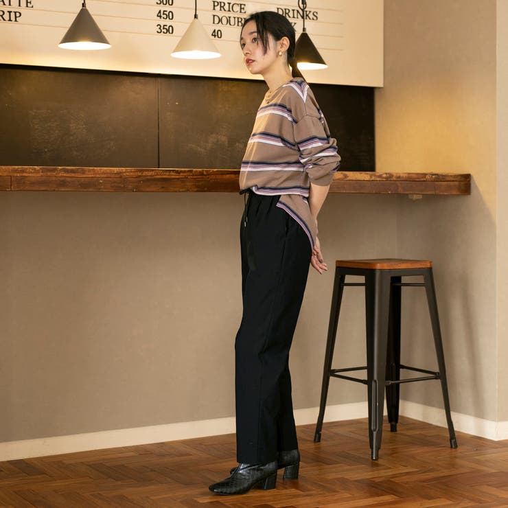ヴィンテージライクボーダーロングスリーブTシャツ | coen【women】 | 詳細画像40 