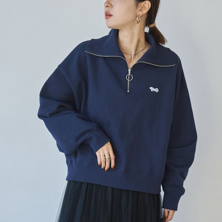 WATWING WAM ハニーロゴハーフジッププルオーバー Disney】ハーフジッププルオーバー | 【FOREVER 21 JAPAN