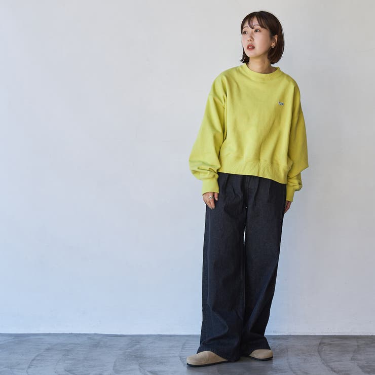 PENNEYS（ぺニーズ）別注ヘビーウエイトクロップド裏毛スウェット | coen【women】 | 詳細画像25 