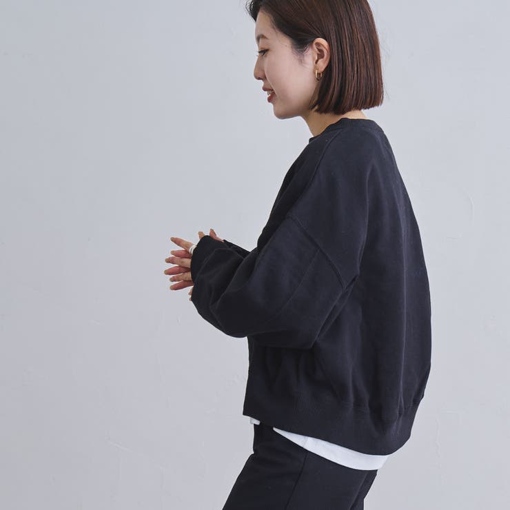 PENNEYS（ぺニーズ）別注ヘビーウエイトクロップド裏毛スウェット | coen【women】 | 詳細画像37 