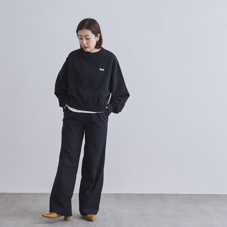 PENNEYS（ぺニーズ）別注ヘビーウエイトクロップド裏毛スウェット | coen【women】 | 詳細画像40 