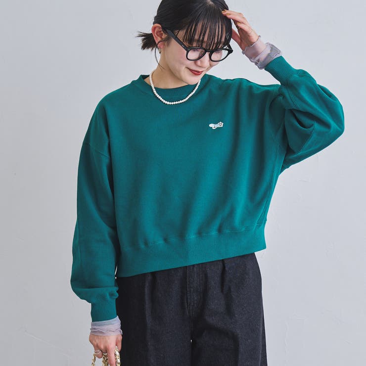 PENNEYS（ぺニーズ）別注ヘビーウエイトクロップド裏毛スウェット | coen【women】 | 詳細画像41 