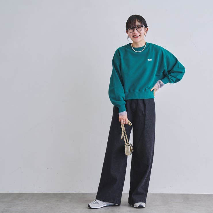 PENNEYS（ぺニーズ）別注ヘビーウエイトクロップド裏毛スウェット | coen【women】 | 詳細画像44 