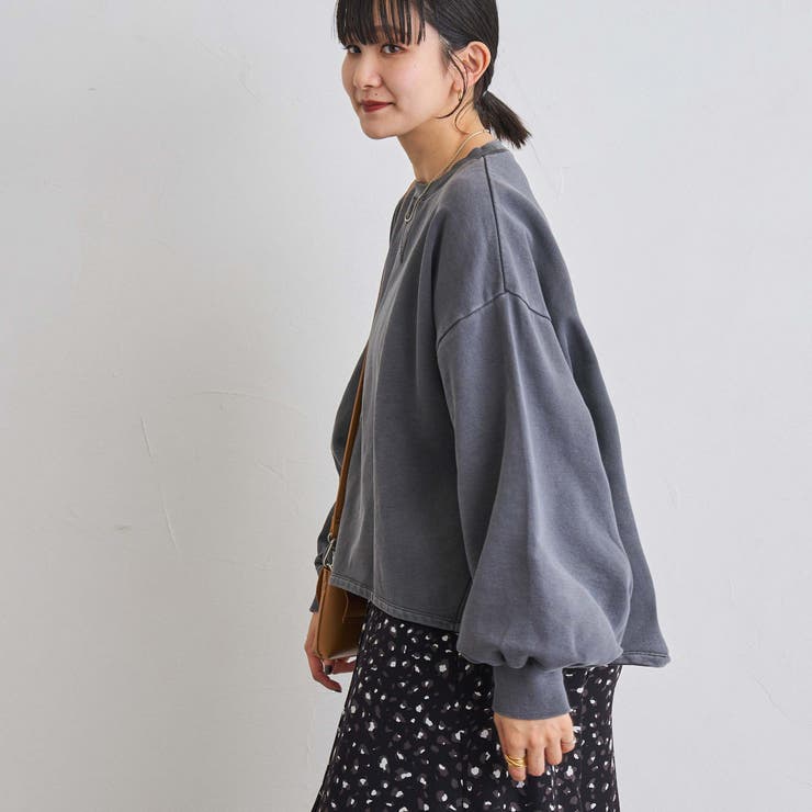 ピグメントガゼット裏起毛スウェット[品番：COEW0005069]｜coen【women