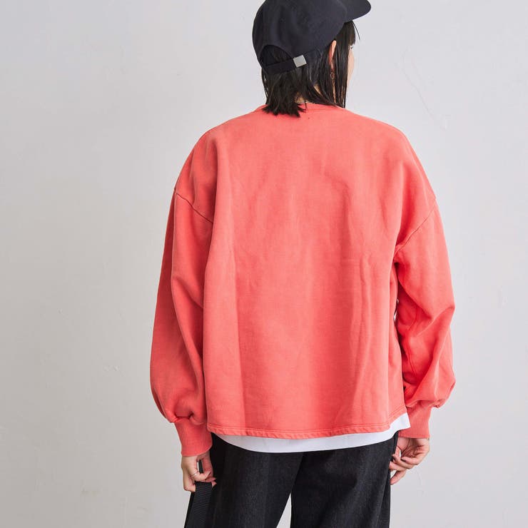 ピグメントガゼット裏起毛スウェット[品番：COEW0005069]｜coen【women